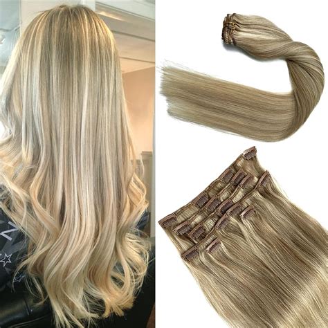 amazon blonde hair extensions|real hair extensions dirty blonde.